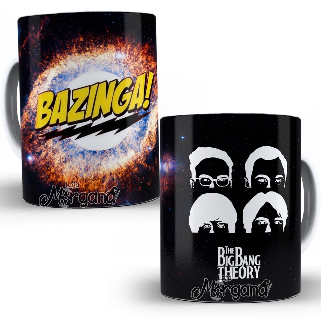 Caneca the big bang theory xicara Big Bang A Teoria magica personalizada Sheldon penny raj bazinga