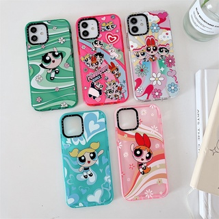 Capa De Silicone TPU Estampa Meninas Superpoderosas Para iPhone 11 Pro Max X XS XR 12 12 Mini 13