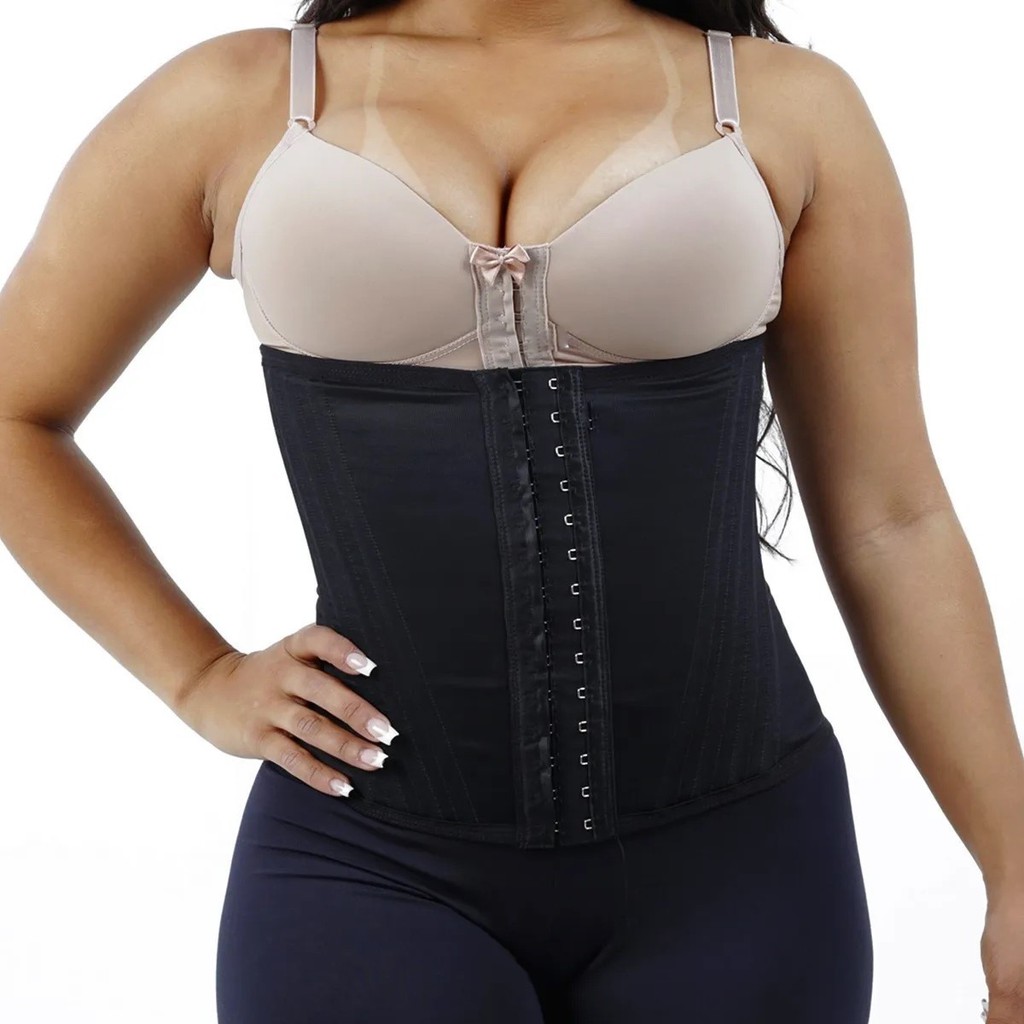 Cinta Modeladora 12 Barbatanas Feminina Redutora Abdomen