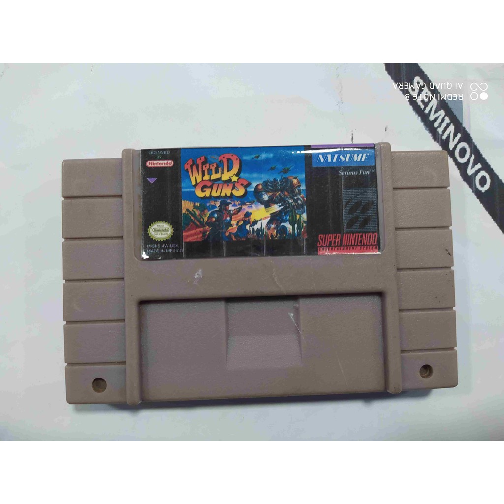 Cartucho De Super Nintendo Wild Guns