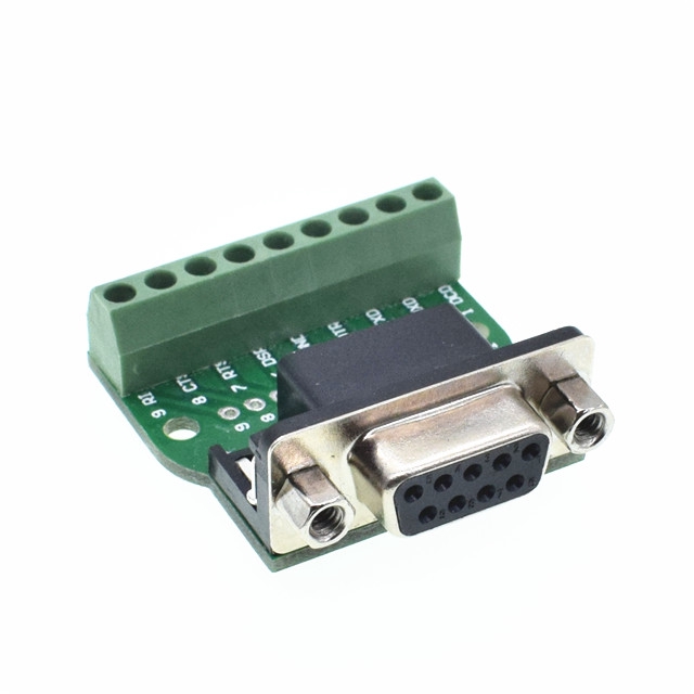 conector de bloco terminal fêmea db9