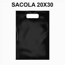 100 Sacola Plástica 20x30 Alça vasada Óticas, acessórios, cosméticos, bijuterias, informática, produtos naturais etc