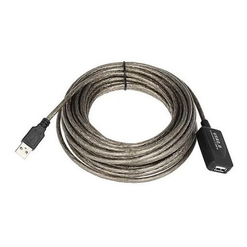 Cabo Extensor Usb 2.0 10 metros Para Webcam Full Hd Ativo Blindado