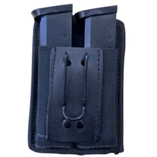 Porta Carregador Duplo Velado Neoprene Resistente Interno