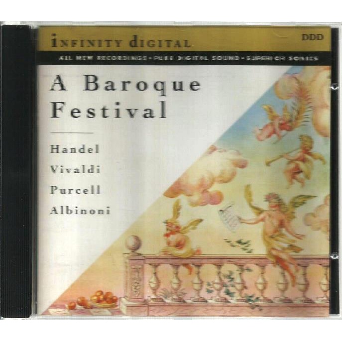 1352 Mcd- Cd Original 1993- A Baroque Festival- Handel- Vivaldi-Purcell- Albinoni- Coletânea- Clássica