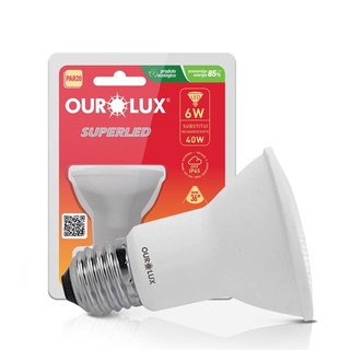 Lampada Led Par20 6W Bivolt E27 3000K Luz Amarela Ourolux