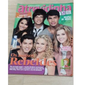 Revista Atrevidinha Rebelde Brasil Rbr Revistas E Revistinha Micael Borges Sophia Abrahao Arthur Aguiar Chay Suede Mel Fronckowiak Lua Blanco Shopee Brasil