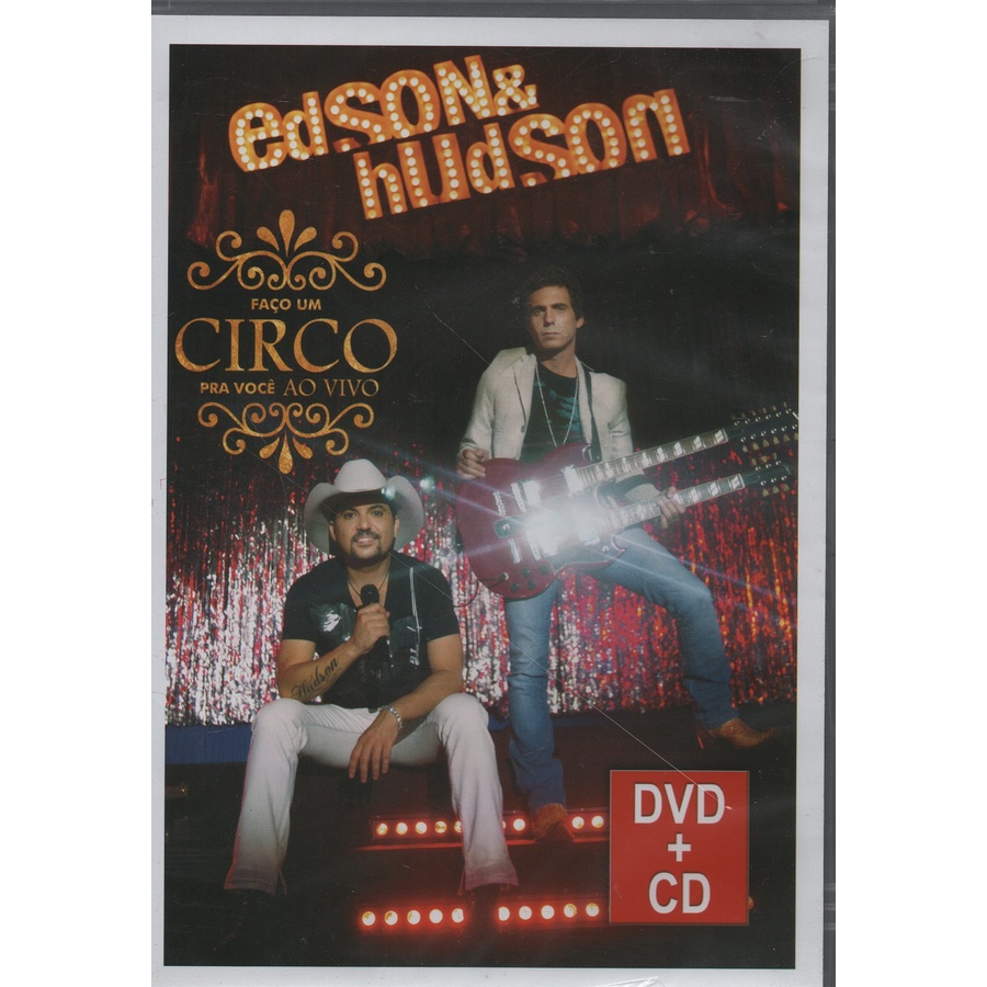 Dvd + cd Edson E Hudson - Faço Um Circo Pra Você Ao Vivo
