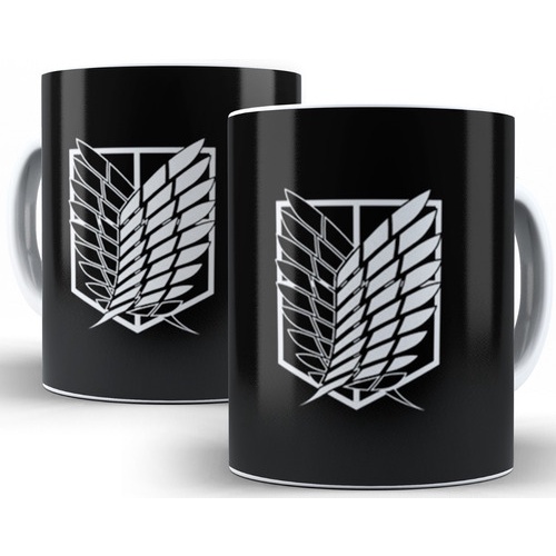 Caneca Asas Da Liberdade Attack On Titan Snk Anime Oferta! em Oferta na Shopee