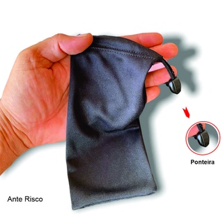 Kit 10 Saquinhos Para Óculos De Sol Ante risco Grau Esportivo Resistente Atacado