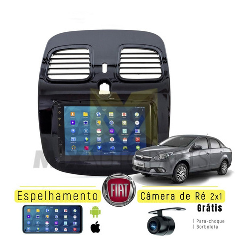 Central Multimídia Mp5 Fiat Grand Siena