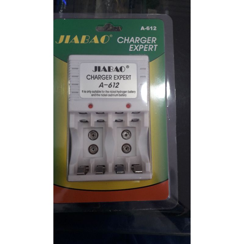 Carregador De Pilha Aa/aaa/bateria 9v Charger Expert A-612