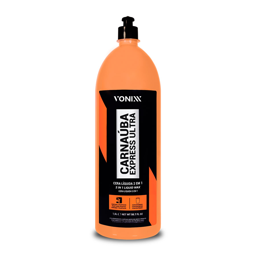 Cera Líquida Carnaúba Express Full Detail Ultra 2 em 1 1,5lt Vonixx