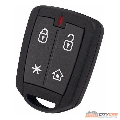 Cover Capa Carcaça Controle Carro Alarme Automotivo Positron Px42 Px42 4 Botões.
