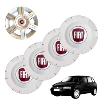 Kit 4 Calotas Centrais Tampa Meio Da Roda Fiat Stilo Aro 15 em Oferta na Shopee