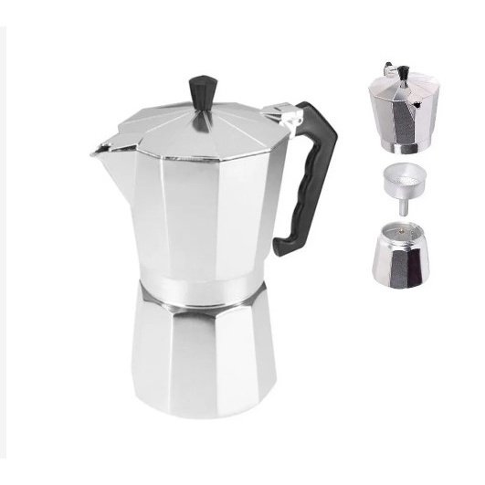 Cafeteria Moka Italiana Para Café Expresso Alumínio..
