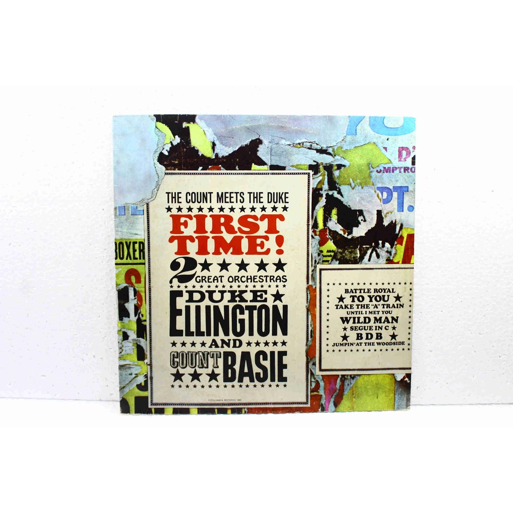 Lp Vinil - Duke Ellington e Count basie - First Time