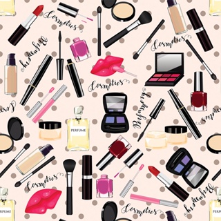 Papel de Parede Adesivo de Cosméticos Maquiagem Salão Beleza Feminina Lavável - SSCA-121 em Oferta na Shopee