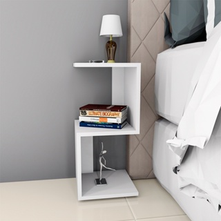 Mesa de Cabeceira Decorativa modelo S / Z para Quarto em Oferta na Shopee
