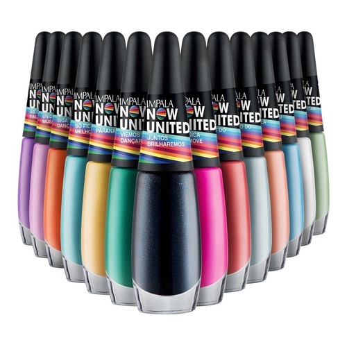 Kit 14 esmaltes Now United + Impala - Cores Intensas