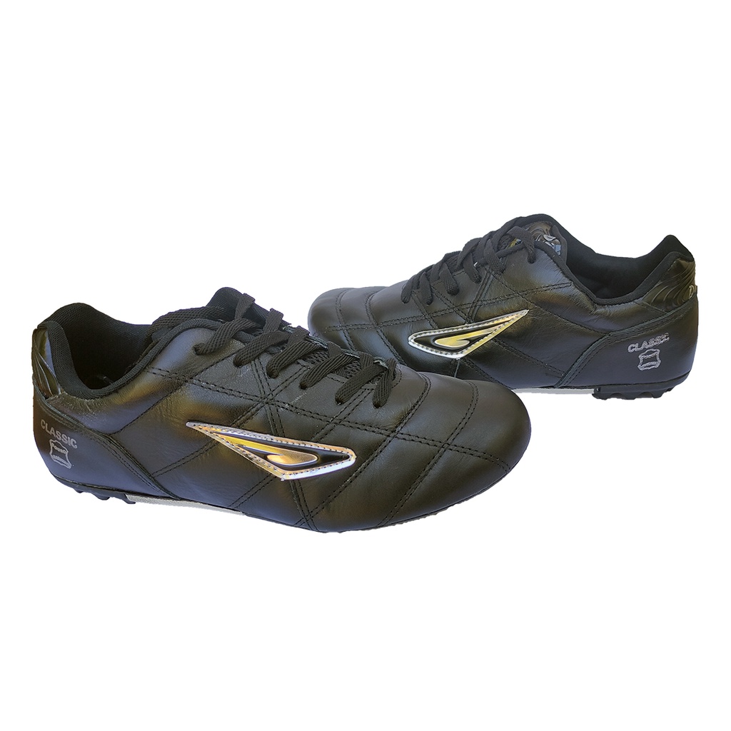 Chuteira Couro Diavolo Classic Society Solado borracha resistente durável