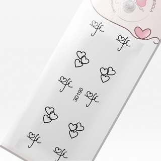 Adesivo 3D para Unhas-Fé e Coração-3D 190 em Oferta na Shopee