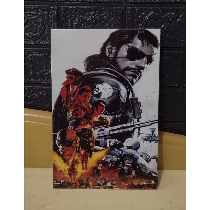 Placa decorativa em MDF Metal Gear Solid V 20X30 cm.