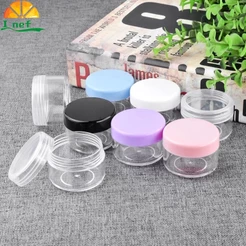 Mini Frasco De Armazenamento Com 10/20g Formato Redondo/Recipiente Portátil Para Viagem