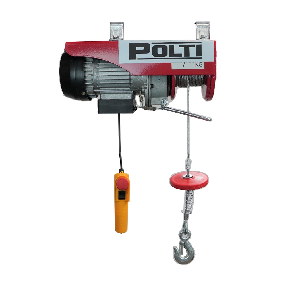 Mini Talha Guincho Elétrico Polti 100/200Kg 6/12M - 127v