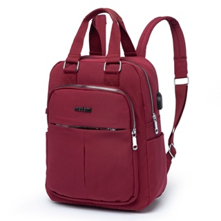 Mochila Bolsa Feminina Executiva Notebook Reforçada Usb Cor Viva 11L em Oferta na Shopee