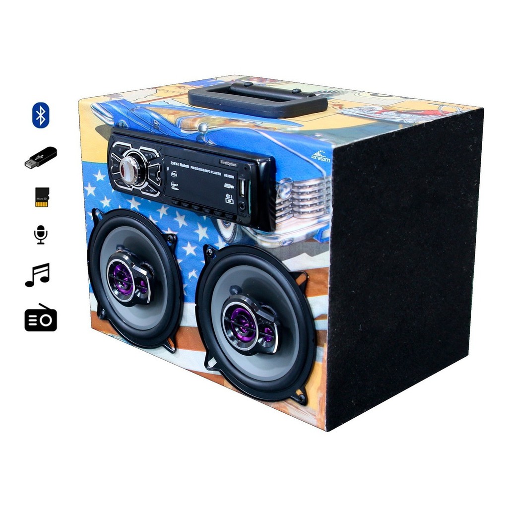 Caixa Ativa Bob Automotiva Residencial Pioneer 5 180w em Oferta na Shopee