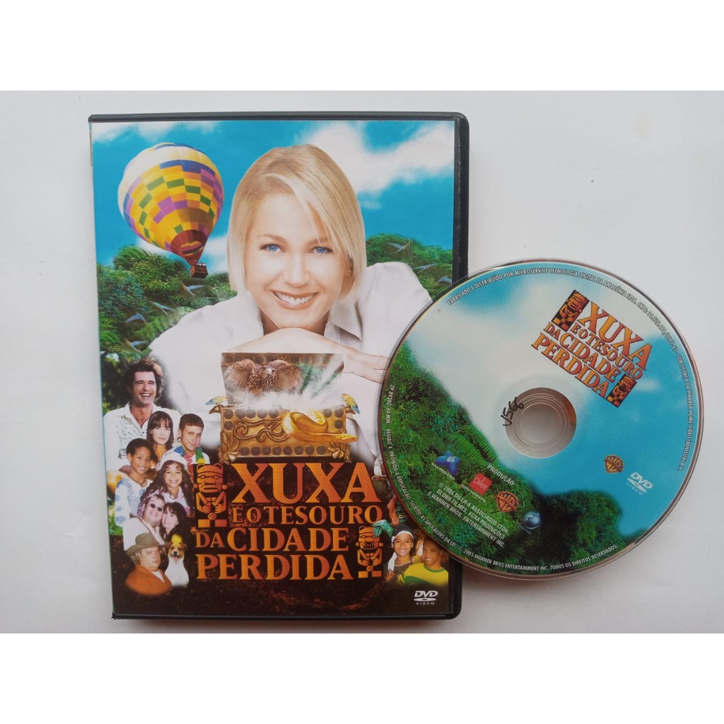 DVD Xuxa e o Tesouro da Cidade Perdida Original Seminovo | Shopee Brasil