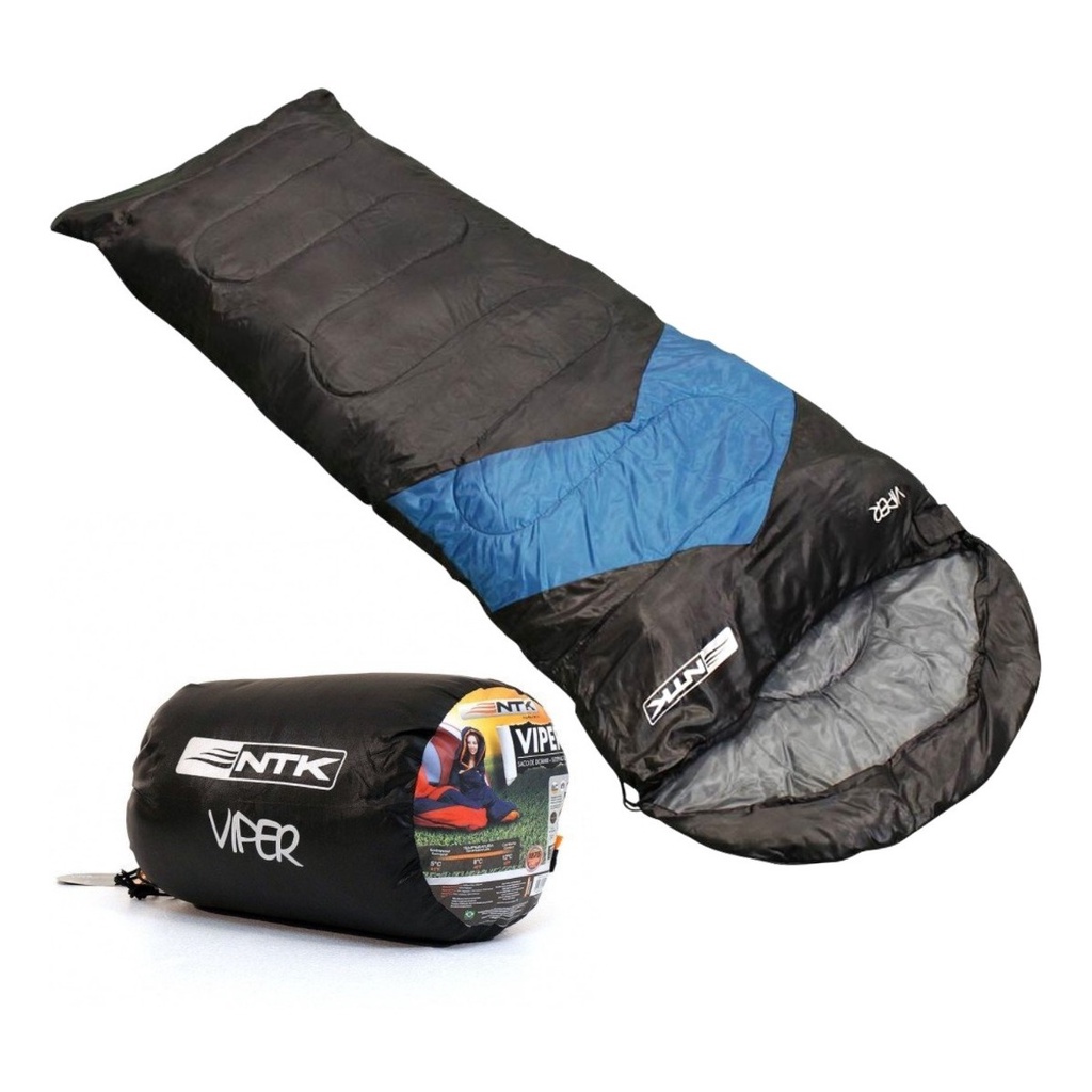 Saco De Dormir Viper Nautika C/ Capuz 5 A 12ºC Azul e Preto em Oferta na Shopee