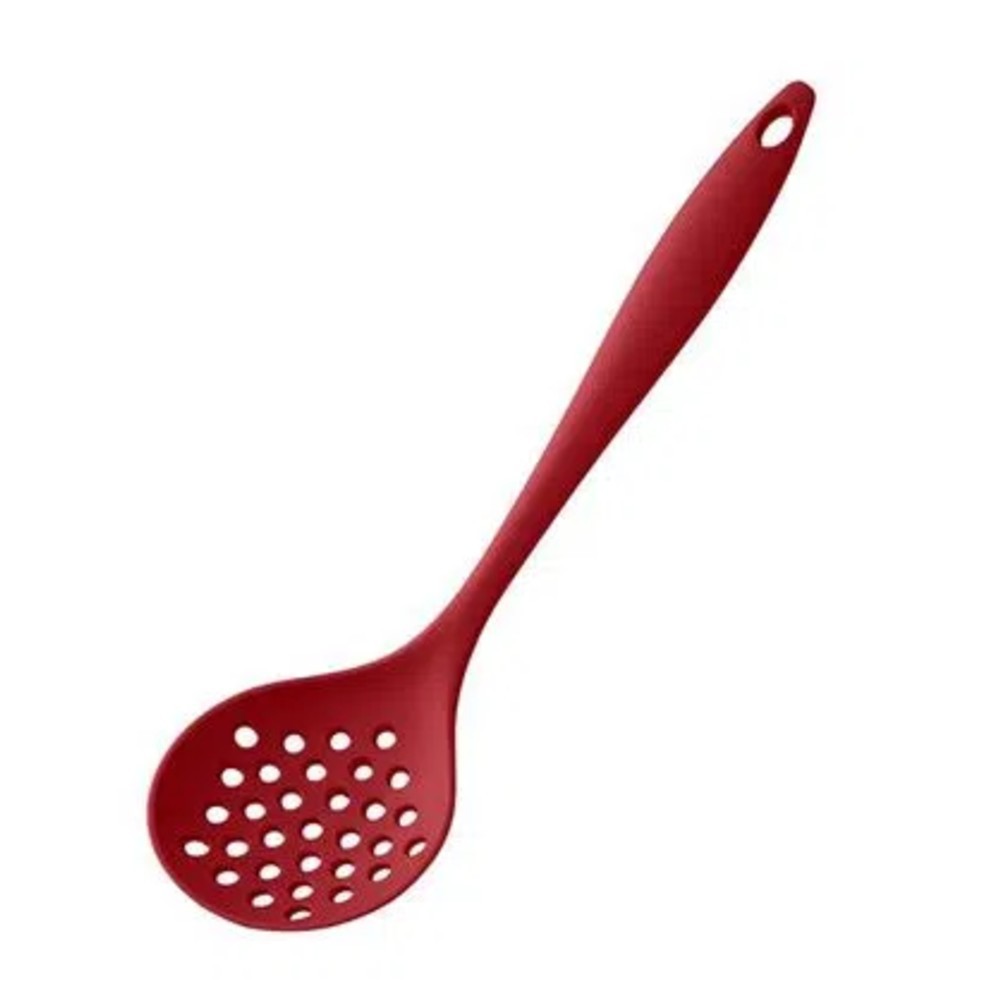 Escumadeira De Silicone Vermelha - UD111