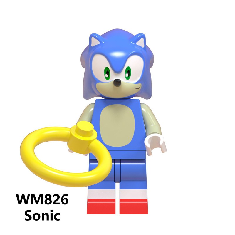 Sonic Bonecos Blocos De Montar Minifigure Lançamento Compatível C/ Lego -  Escorrega o Preço