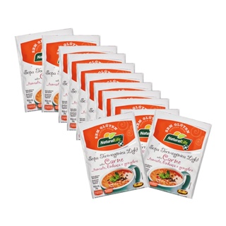 Sopa Termogênica Sabor Carne com Tomate Sem Glúten Display com 12 saches de 20g - NaturalLife em Oferta na Shopee