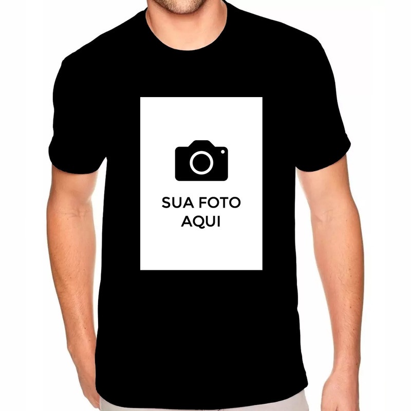 Camiseta Camisa Personalizada com sua Foto