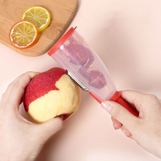 Descascador de Alimentos Frutas e Legumes com compartimento em Oferta na Shopee