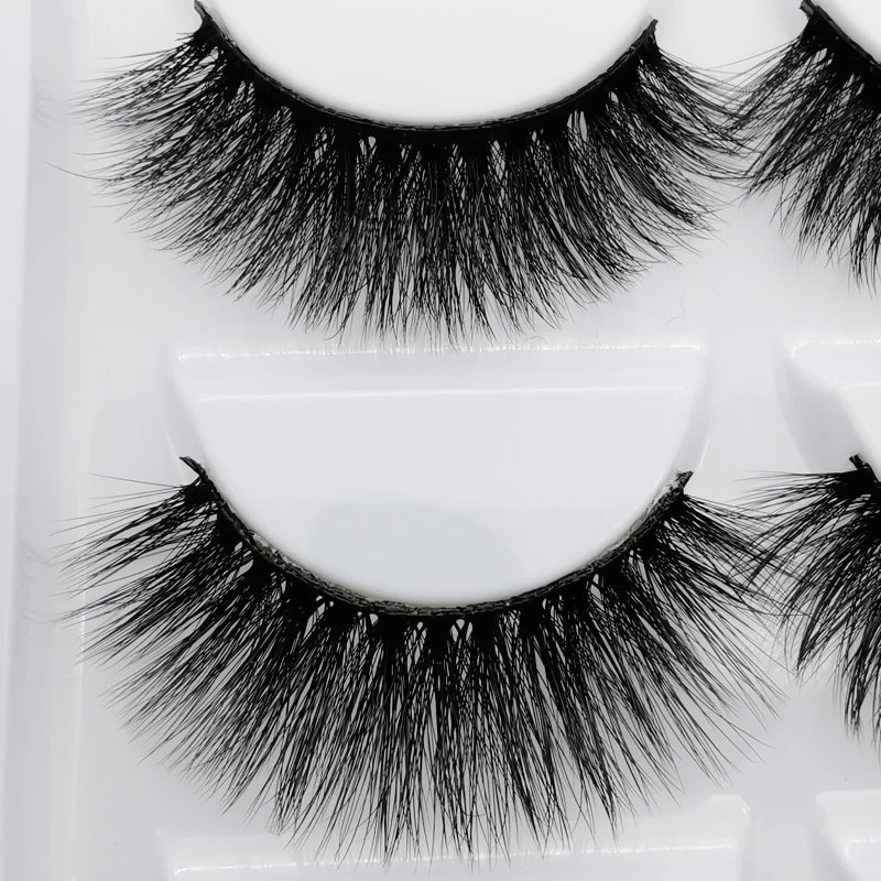 Cílios postiço estilo mink G811 com 05 pares
