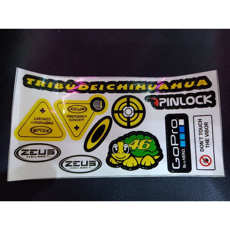 Adesivo De Viseira De Capacete ZEUS