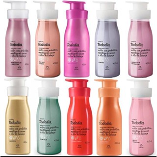 Hidratante corporal Natura tododia 400ml ( cereja e avelã,cassis ,frutas vermelhas ,etc) em Oferta na Shopee
