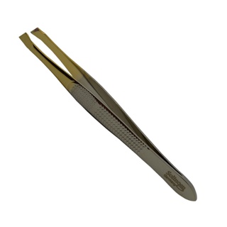 Pinça Sobrancelha Solingen Chanfrada Dourada Escama e Dedo em Oferta na Shopee