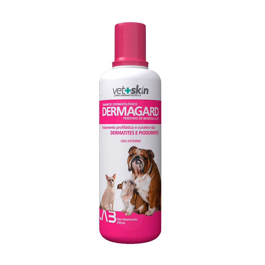 Dermagard Shampoo dermatológico Pet Seborréias dermatites piodermites