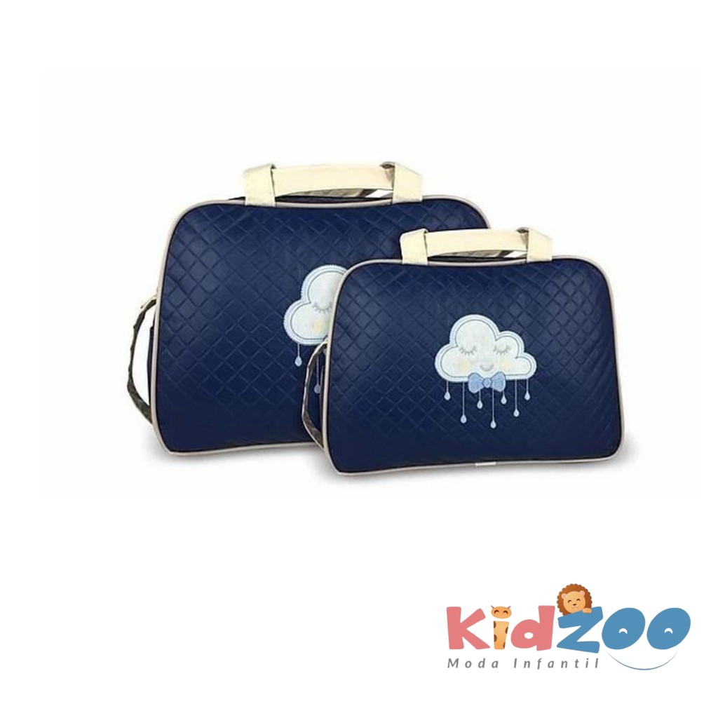 Kit Bolsa Maternidade/ Mala Maternidade Nuvem Azul