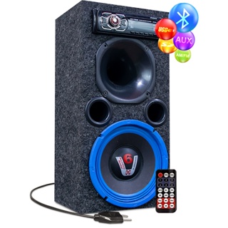 Caixa Bob Residencial Vertical 8 Pol Ativa Bluetooth Corneta em Oferta na Shopee