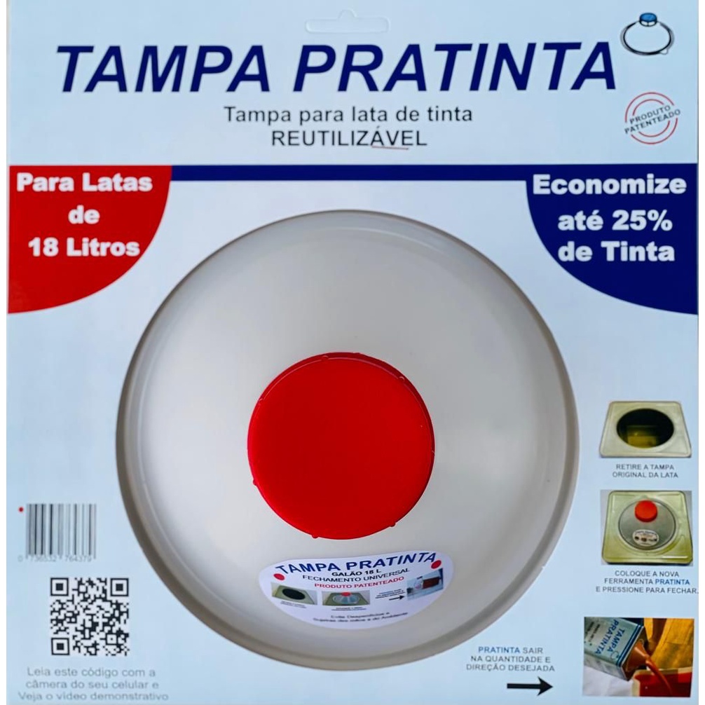Tampa para tinta Fechamento Universal/Americano/Plus - TAMPA PRATINTA