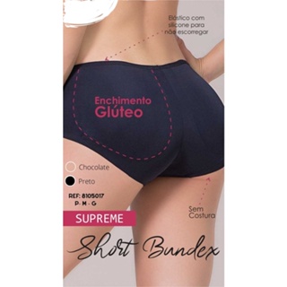 Calcinha Bundex Enchimento Modela E Aumenta O Bumbum Bege em Oferta na Shopee