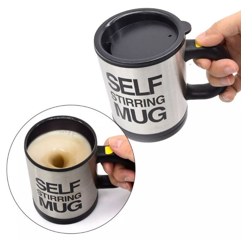 Caneca Mixer automática self mug a pilha