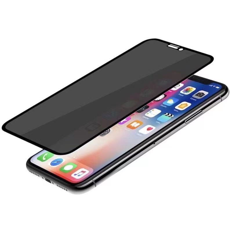 Película De Vidro 3D 5D 6D 9D Cobertura Total  Privacidade Anti Spy borda preta para iPhone 6 / 7 /8 Plus/X /Xs / XR /Xs Max/ 11 /11 Pro /11 Pro Max /12 / 12mini/12pro/12pro Max Full mais um kit de limpeza