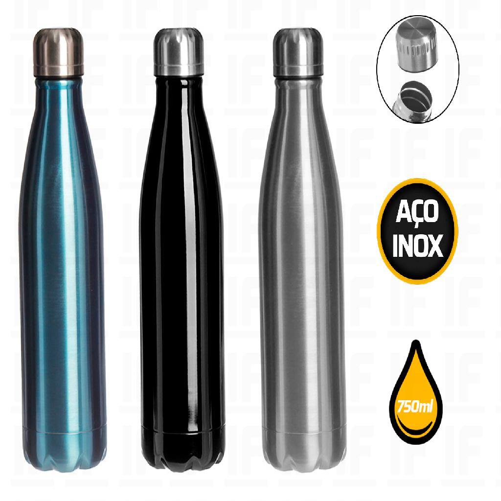 Squeeze Inox 750ml Garrafinha Hidratação Treino Academia - Home & Living
